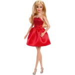Barbie Mattel 80th Anniversary Ruby-red Celebration Fashion Doll Wearing Red Dress With Accessories JGD25 194735311200