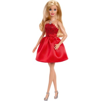 Barbie Mattel 80th Anniversary Ruby-red Celebration Fashion Doll Wearing Red Dress With Accessories JGD25 194735311200