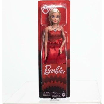 Barbie Mattel 80th Anniversary Ruby-red Celebration Fashion Doll Wearing Red Dress With Accessories JGD25 194735311200