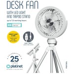 Platinet Rechargeable Fan PRDF0556 2400Mah PRDF0556 5907595460552