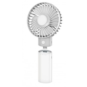 Platinet Rechargeable Desk Fan With Powerbank 4000 Mah White PRDF6107 5907595452373