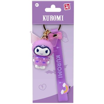 Yume Hello Kitty Keychain & Strap Raincoat Series Kuromi 11721 4895217517214