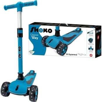As company Shoko Baby Skateboard X-Speed With 3 Wheels In Blue For 4+ Years 5004-50526 5203068505264