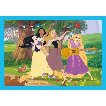 Clementoni Children's Puzzle 4 in 1 Super Color Disney Princess 12-16-20-20-24 pcs 1200-21746 8005125217465