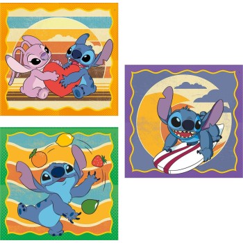 Clementoni Disney Stitch Children's Super Color Disney Stich 3x48 TMX ...
