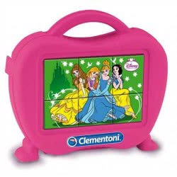 Clementoni Παζλ Κύβοι 6Τεμ Disney Princess 1100-40650 8005125406500