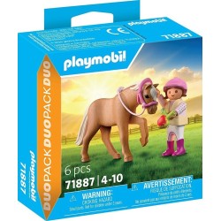 Playmobil Duo Pack Duopack Κοριτσάκι Με Πόνυ 71887 4008789718877