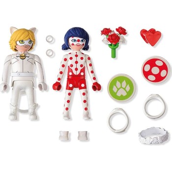 Playmobil Miraculous: Ladybug & Cat Noir Wedding Dream 71865 4008789718655
