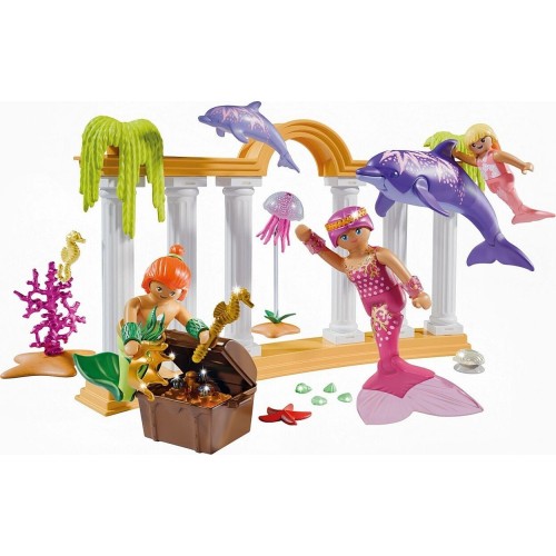 Playmobil Princess Magic Υποβρύχιος Θησαυρός Με Γοργόνες Και Δελφίνια 71861 4008789718617