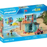 Playmobil My Life Lifeguard Tower With Beach Buggy 71903 4008789719034