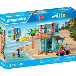 Playmobil My Life Πύργος Ναυαγοσώστη Και Όχημα Παραλίας 71903 4008789719034