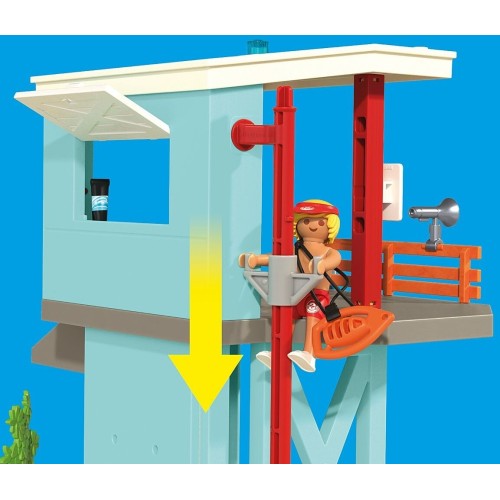 Playmobil My Life Lifeguard Tower With Beach Buggy 71903 4008789719034