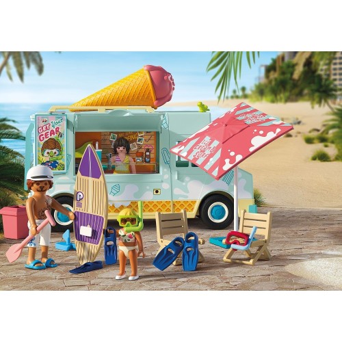 Playmobil My Life Ice Cream Truck With Surf Shop 71904 4008789719041