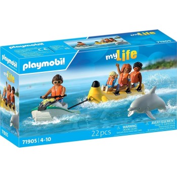 Playmobil My Life Διασκέδαση Με Θαλάσσια Μπανάνα 71905 4008789719058