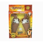 Toys-shop Choice Όπλο Διπλή Πιστολοθήκη Με 2 Cowboy Guns JG023802 6990416238026