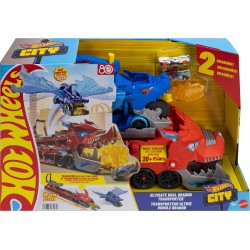 Mattel Hot Wheels Hw City - Απόλυτη Νταλίκα Με Διπλό Δράκο JBM72 194735264179