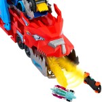 Mattel Hot Wheels City Ultimate Dual Dragon Transporter & 2 1:64 Scale Toy Cars JBM72 194735264179
