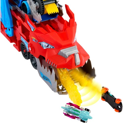 Mattel Hot Wheels Hw City - Απόλυτη Νταλίκα Με Διπλό Δράκο JBM72 194735264179