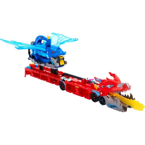 Mattel Hot Wheels Hw City - Απόλυτη Νταλίκα Με Διπλό Δράκο JBM72 194735264179