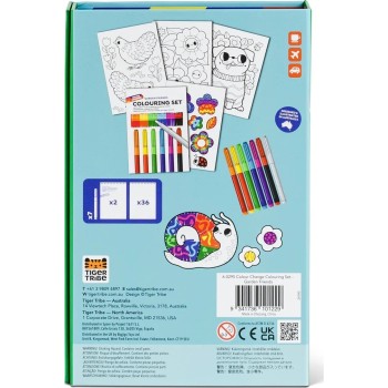 tiger tribe Activity SET - Coloring SET Color Garden Friends 20202 9341736101229