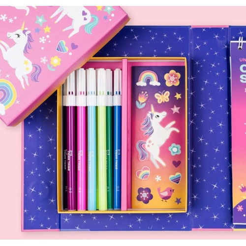 tiger tribe Σετ Δραστηριοτήτων – Colouring Set Unicorn Magic 20208 9341736007927