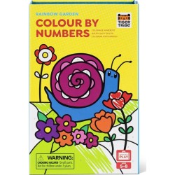 tiger tribe Σετ Δραστηριοτήτων – Colour By Numbers  Garden 20205 9341736100079