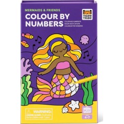 tiger tribe Activity SET - Color by Numbers AND Friends 20203 9341736100987