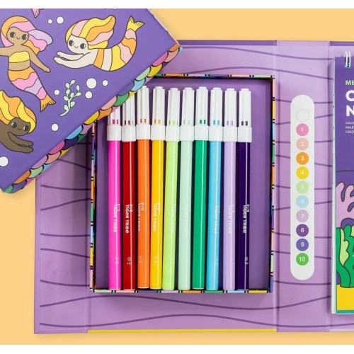 tiger tribe Activity SET - Color by Numbers AND Friends 20203 9341736100987