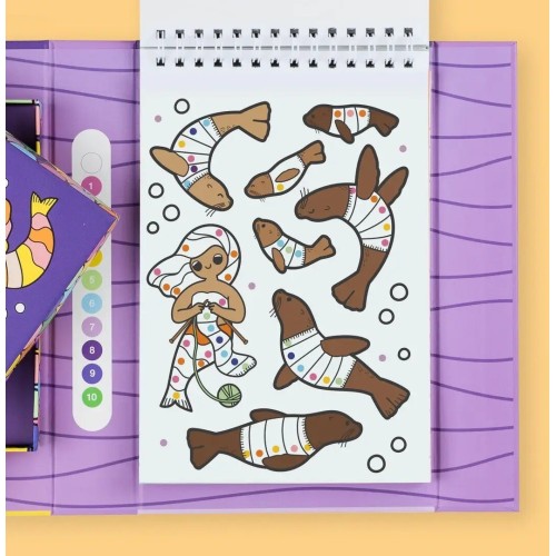 tiger tribe Activity SET - Color by Numbers AND Friends 20203 9341736100987