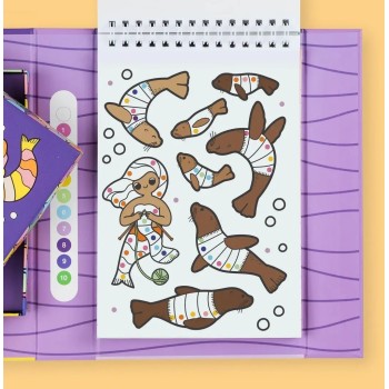 tiger tribe Activity SET - Color by Numbers AND Friends 20203 9341736100987
