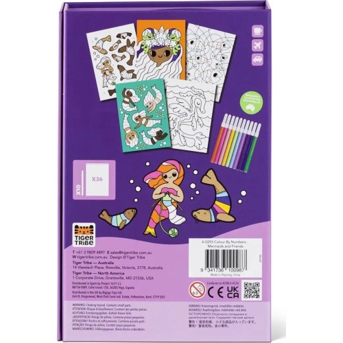 tiger tribe Activity SET - Color by Numbers AND Friends 20203 9341736100987