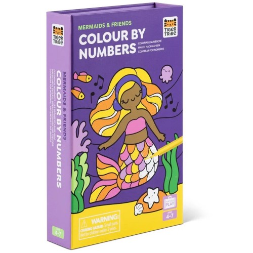 tiger tribe Activity SET - Color by Numbers AND Friends 20203 9341736100987