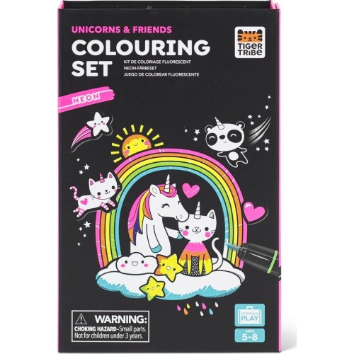 tiger tribe Activity SET - Coloring SET Unicorn AND Friends 20210 9341736007484