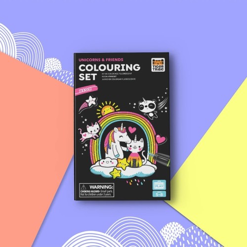 tiger tribe Activity SET - Coloring SET Unicorn AND Friends 20210 9341736007484
