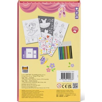 tiger tribe Activity SET - Coloring SET Ballet 20201 9341736004636