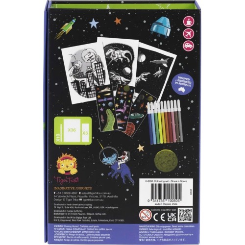 tiger tribe Activity SET - Coloring SET Dino IN Space 20200 9341736100505