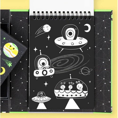 tiger tribe Σετ Δραστηριοτήτων –  Colouring Set Outer Space 20211 9341736008559