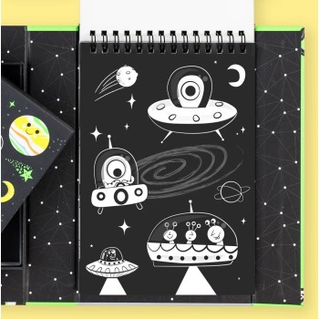 tiger tribe Σετ Δραστηριοτήτων –  Colouring Set Outer Space 20211 9341736008559