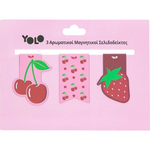 Yolo Aromatic Magnetic Bookmarks - Cherry 90619 7290120036574