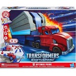 Hasbro Transformers Earthspark Optimus Prime Battle Trailer Playset G0750 5010996319036