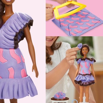 Hasbro Play-Doh Barbie Fashionista Ruffles Σετ G1354 / G1359 5010996315687