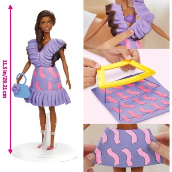 Hasbro Play-Doh Barbie Fashionista Ruffles Σετ G1354 / G1359 5010996315687