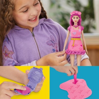 Hasbro Play-Doh Barbie Hearts And Hair Doll Set Σετ G1354 / G1357 5010996315670