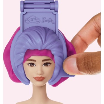 Hasbro Play-Doh Barbie Hearts And Hair Doll Set G1354 / G1357 5010996315670
