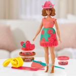 Hasbro Play-Doh Barbie Florals And Fringe Σετ G1354 / G1360 5010996315694