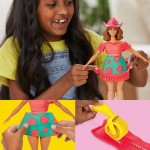 Hasbro Play-Doh Barbie Florals And Fringe Σετ G1354 / G1360 5010996315694