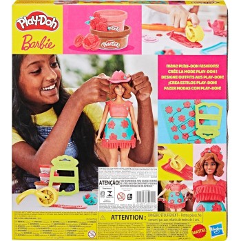 Hasbro Play-Doh Barbie Florals And Fringe Σετ G1354 / G1360 5010996315694