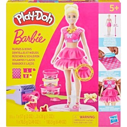 Hasbro Play-Doh Barbie Ruffles And Bows  Set G1354 / G1361 5010996315663