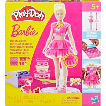 Hasbro Play-Doh Barbie Ruffles And Bows  Set G1354 / G1361 5010996315663