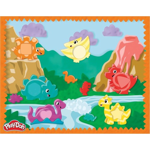 Hasbro Play-doh Starters Shapes and Colours Dinosaur Toy G0491 5010996299918